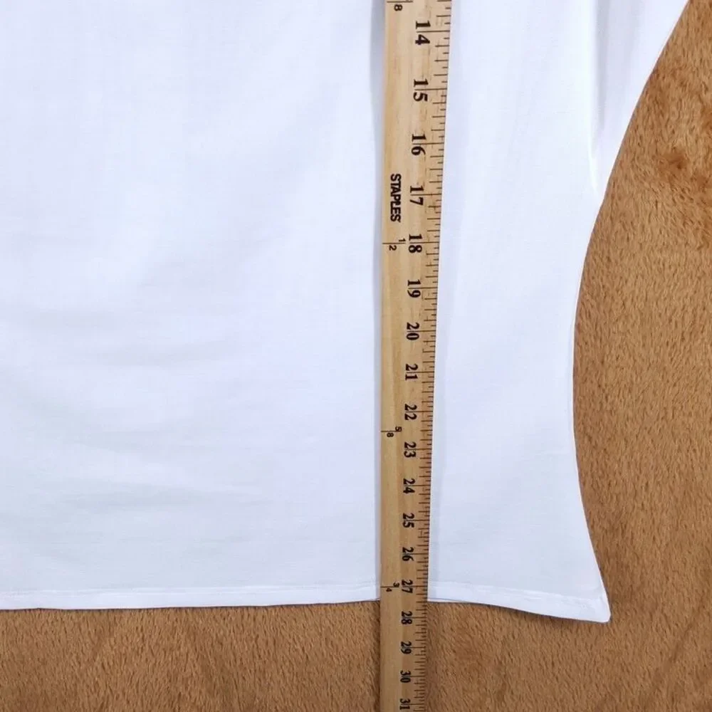 INSTA SLIM Shirt Mens 2XL White Compression Muscle Tank Power Mesh